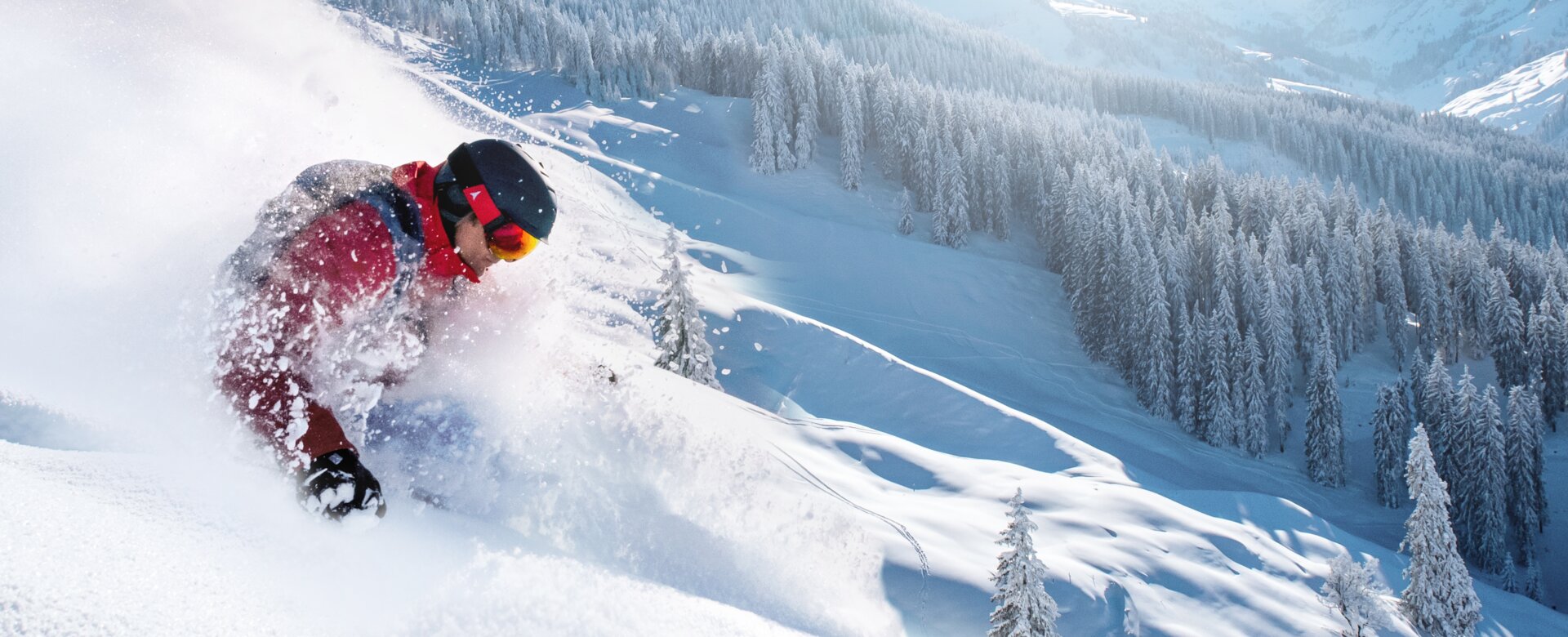 Deep powder runs in the beautiful landscapes of Ski amadé