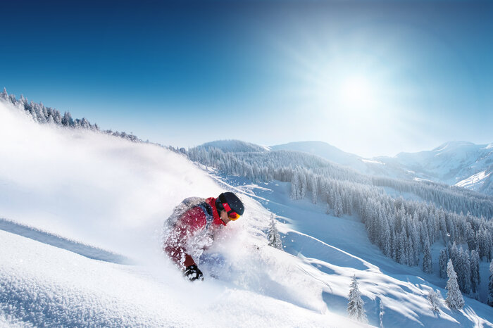 Deep powder runs in the beautiful landscapes of Ski amadé Deep powder runs in the beautiful landscapes of Ski amadé