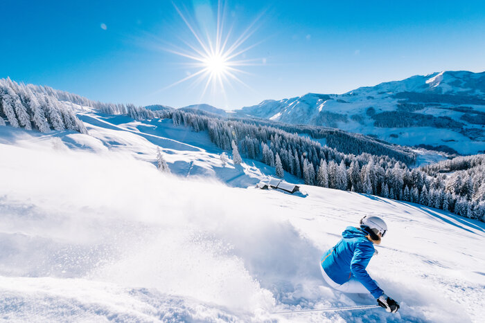 Deep powder runs in the beautiful landscapes of Ski amadé Deep powder runs in the beautiful landscapes of Ski amadé