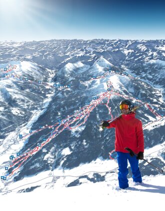 Ski amadé Pistenpanorama Ski amadé Pistenpanorama
