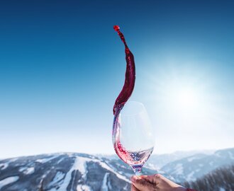 Ski and wine enjoyment for gourmets on the ski huts in Ski amadé
