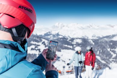 DIGITAL Ski amadé - dank gratis W-Lan und Ski amadé APP immer up-to-date